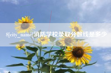 钦州消防学校录取分数线是多少