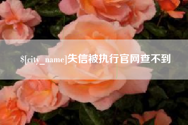 钦州失信被执行官网查不到