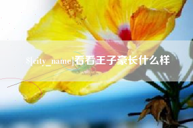 钦州看看王子豪长什么样