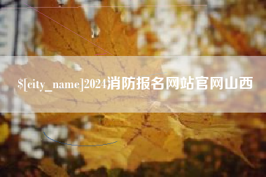 钦州2024消防报名网站官网山西