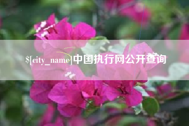 钦州中国执行网公开查询