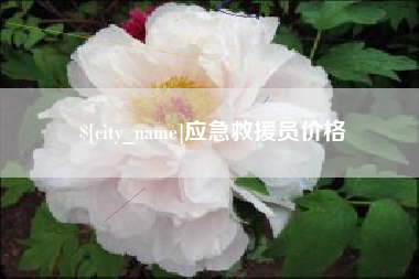 钦州应急救援员价格