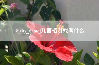 钦州九宫格游戏叫什么