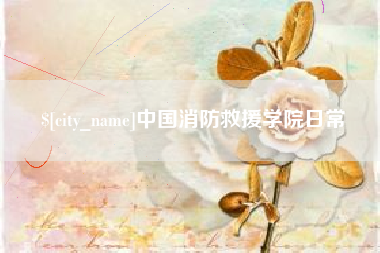 钦州中国消防救援学院日常