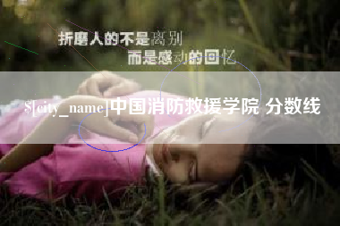 钦州中国消防救援学院 分数线