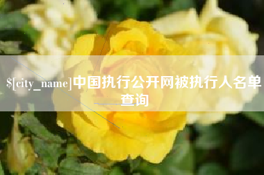 钦州中国执行公开网被执行人名单查询