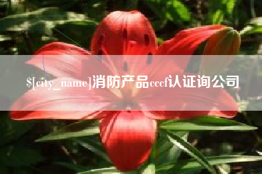 钦州消防产品cccf认证询公司