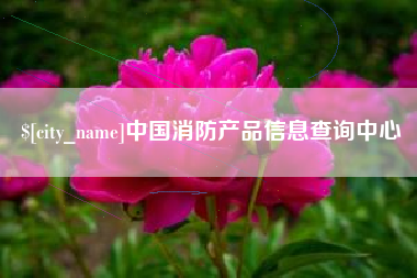 钦州中国消防产品信息查询中心