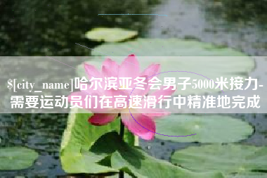 钦州哈尔滨亚冬会男子5000米接力-需要运动员们在高速滑行中精准地完成