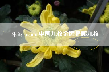 钦州中国九枚金牌是哪九枚