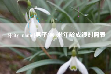 钦州男子5000米年龄成绩对照表