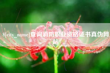 钦州查询消防职业资格证书真伪网站