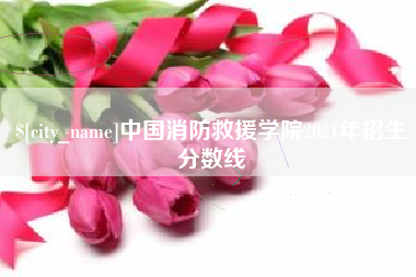 钦州中国消防救援学院2021年招生分数线