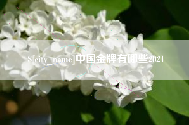 钦州中国金牌有哪些2021