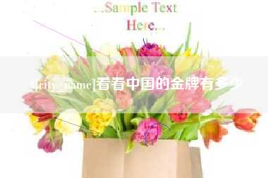 钦州看看中国的金牌有多少